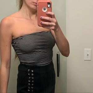 Tube top striped